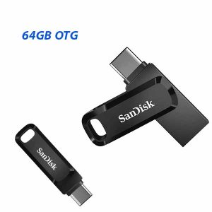 فلش 64 گیگ دوسر otg سن دیسک SanDisk Ultra Dual Drive Go OTG type-c