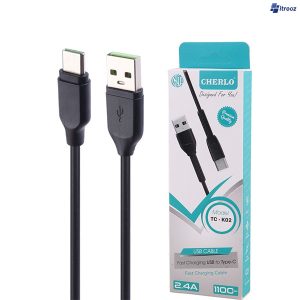 کابل شارژ تایپ سی چرلو مدل cherlo tc-k02