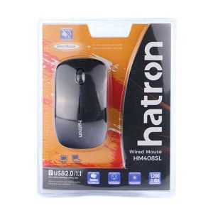 موس سیم دار بی صدا هترون مدل hatron hm408sl