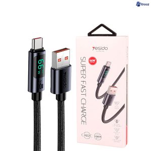 کابل شارژ تایپ سی 66وات یسیدو yesido ca-122c