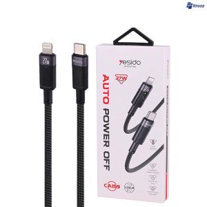 کابل شارژ 27 وات آیفون تایپ سی به لایتنینگ yesido ca159