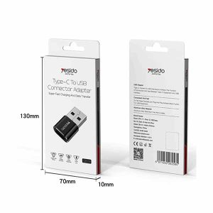 تبدیل usb به تایپ سی یسیدو مدل yesido gs09