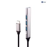 هاب 4 پورت وریتی usb c به usb3 مدل verity h410t