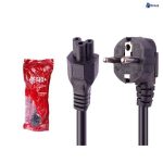 کابل برق لپ تاپ سه پین 1.5متری مدل Detex