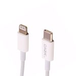 کابل شارژ تایپ سی به لایتنینگ 20واتی کازا caza x08