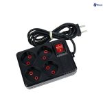 چند راهی 6خانه برق مدل پیکو با کابل 1.5 متری