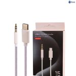 کابل تبدیل aux به تایپ سی مدل jh-030-a