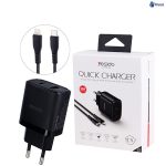 شارژر دیواری 20وات یسیدو مدل yesido yc47+کابل آیفون