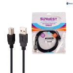 کابل پرینتر 3متری sunwest