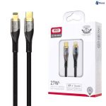 کابل شارژ27وات آیفون تایپ سی به لایتنینگ ایکس او xo-nb-q223a