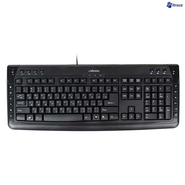 sibraton 585 کیبرد سیم دار سیبراتون SKB585 - تصویر 1