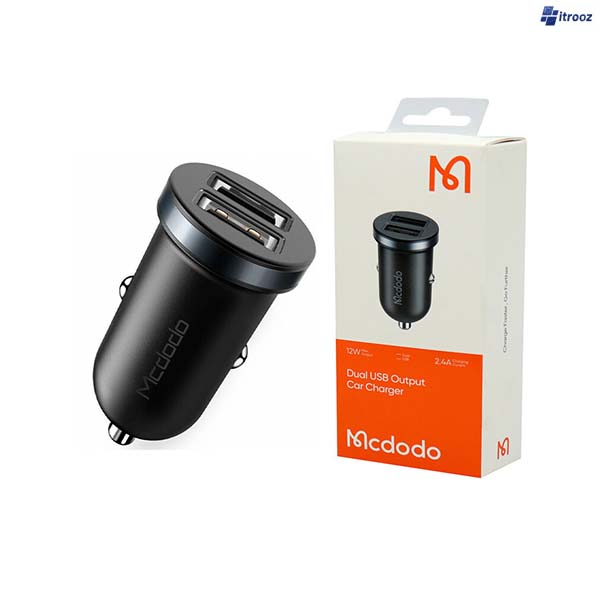 شارژر فندکی فست شارژ Mcdodo CC-6601 QC3.0 2.4A 12W شاررژ فندکی 12وات مک دودو macdodo cc-6601 - تصویر 1
